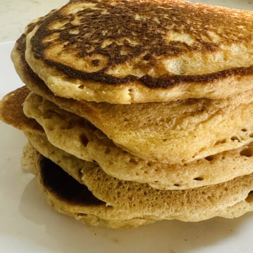 Pancakes made with fresh milled flour