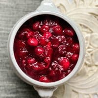 10 Minute Cranberry Sauce from Scratch