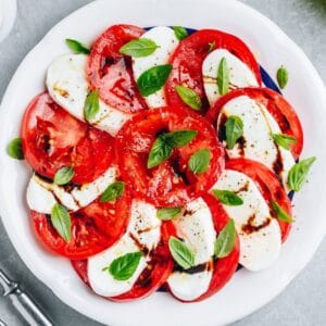 Caprese Salad With Balsamic And Olive Oil