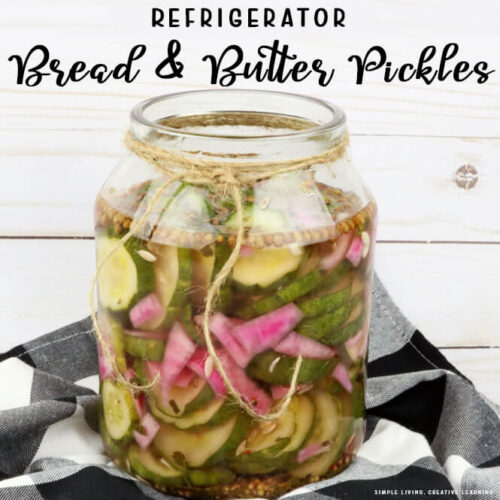 Refrigerator Bread and Butter Pickles
