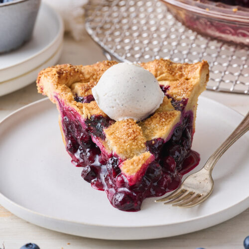 Homemade Blueberry Pie