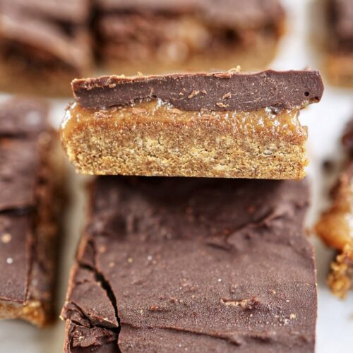 Caramel Cookie Dough Bars