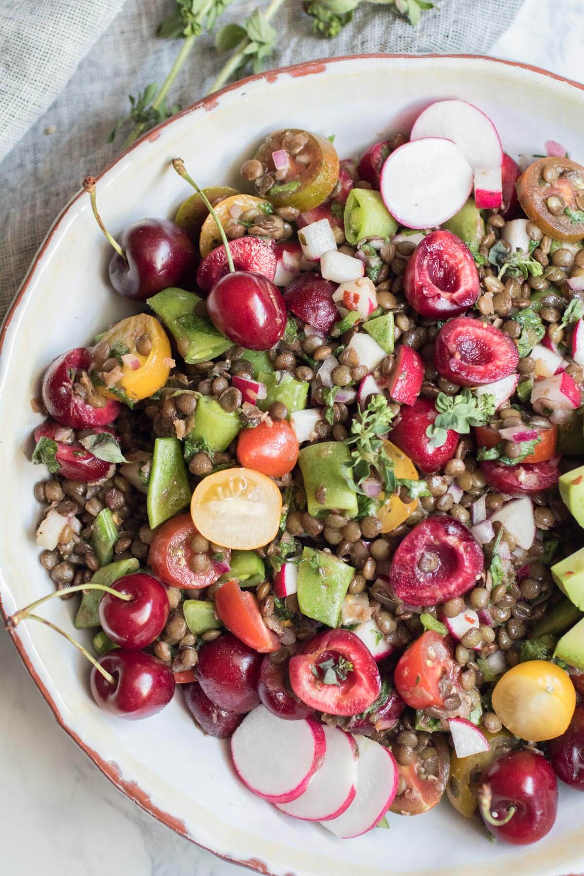 Farmers Market Lentil Salad