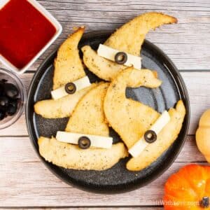 Halloween Crescent Roll Witches Hats