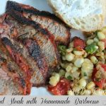 Grilled Recipe: Steak Corn Salsa And The Best Homemade BBQ Sauce #Recipe