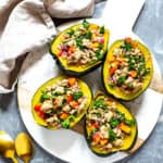 Instant Pot Acorn Squash {Stuffed Acorn Squash}