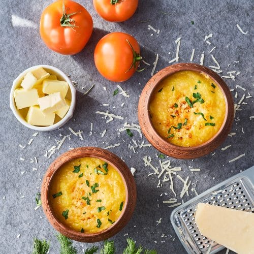 Baked Polenta with Cheese