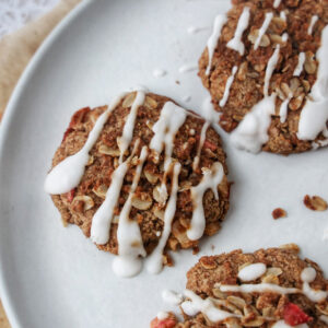 Apple Crisp Cookies (Vegan, Gluten free)