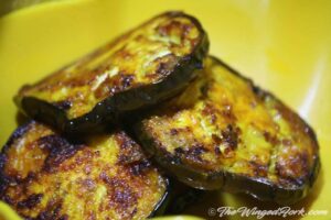 Fried Brinjal (Crunchy Outside & Mushy Inside)