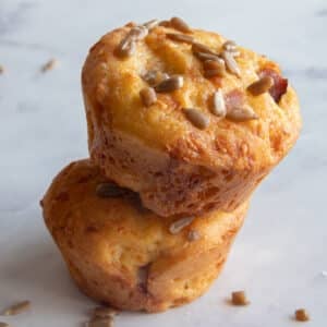 Ham and Cheese Savory Muffins
