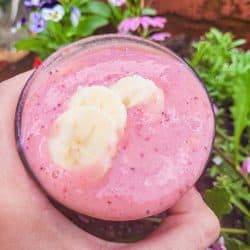 Strawberry Banana Smoothie without Yogurt