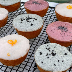 Glazed Sour Cream Gem Cakes