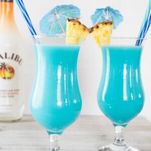 Frozen Blue Hawaiian Cocktail