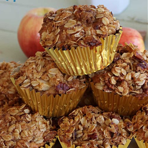 Caramel Apple Muffins