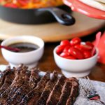 Steak Fajitas with Drunken Peppers