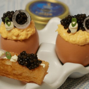Free Range Scrambled Eggs with Imperial Caviar