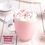 Peppermint White Hot Chocolate