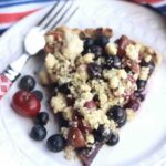 Cherry Blueberry Streusel Cake