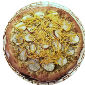 Red Potato Cheddar Pizza {Dairy Free}