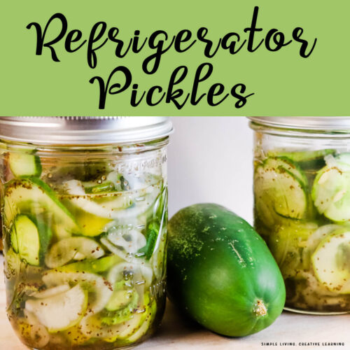 Refrigerator Pickles