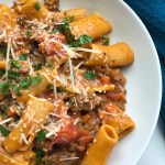 One Pot Pasta Beef Bolognese Recipe (easy dinner)