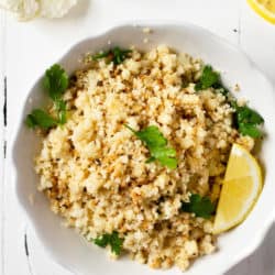 Roasted Cauliflower Rice