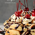 Banana Split Waffles