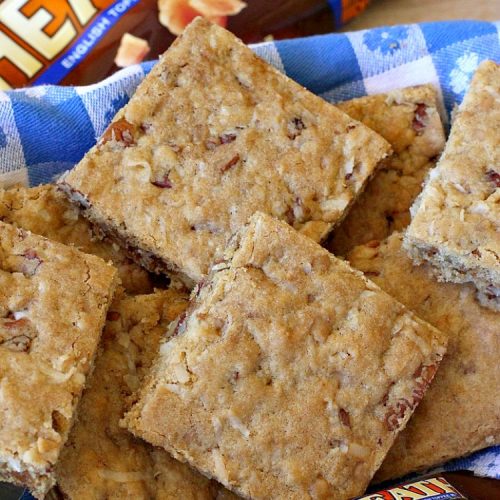 Heath Toffee Pecan Bars