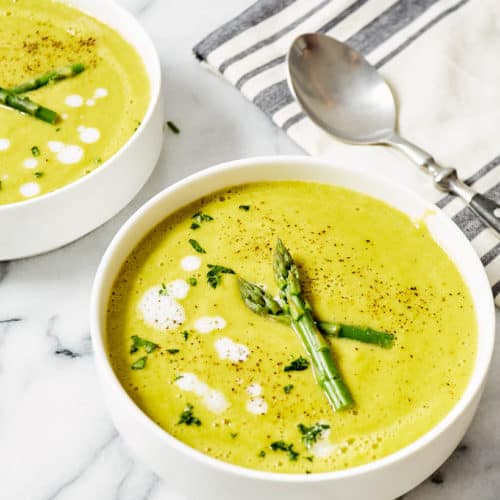 Creamy Asparagus Soup (without cream!)