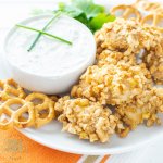 Gluten Free Pretzel Crusted Chicken Nuggets