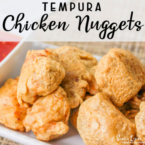 Homemade Tempura Chicken Nuggets