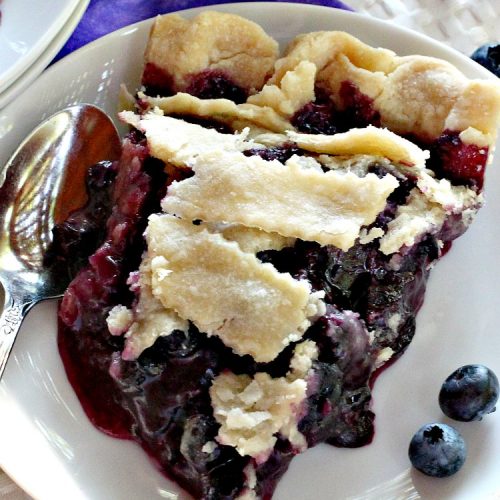 Mom's Blueberry Pie