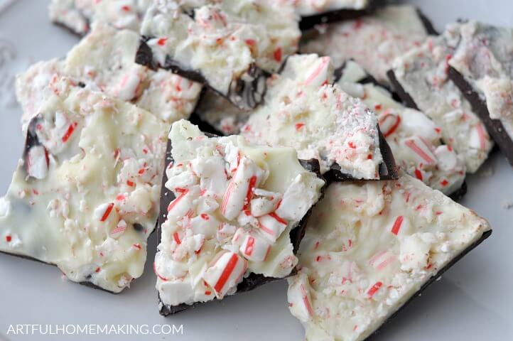 Easy Peppermint Bark with 3 ingredients
