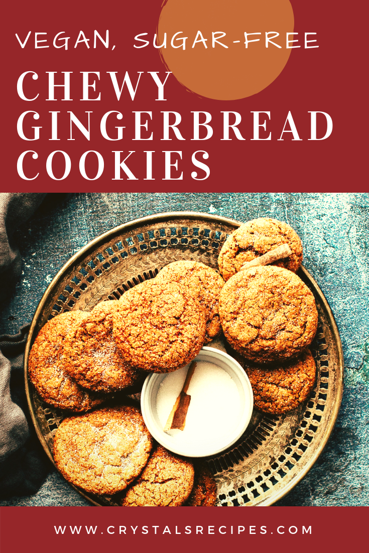 Sugar-Free Chewy Gingerbread Cookies