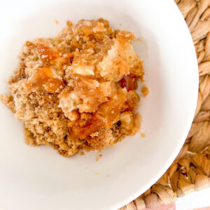 Dairy Free Apple Crisp Without Oats