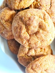 Pumpkin Spice Snickerdoodle Brown Butter Cookies