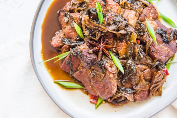 MEIGAN BRAISED PORK | 梅乾菜燒肉