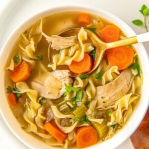 Easy Crockpot Chicken Noodle Soup Recipe