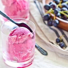 Grape & Pink Champagne Sorbet