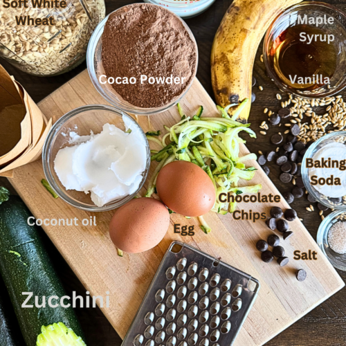 Chocolate Zucchini Muffins