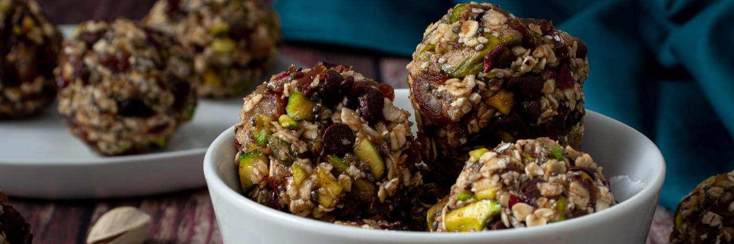 Pistachio Date Bliss Balls