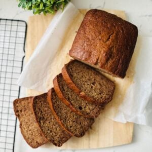 Banana Bread with Cottage Cheese Recipe (using 2 bananas)