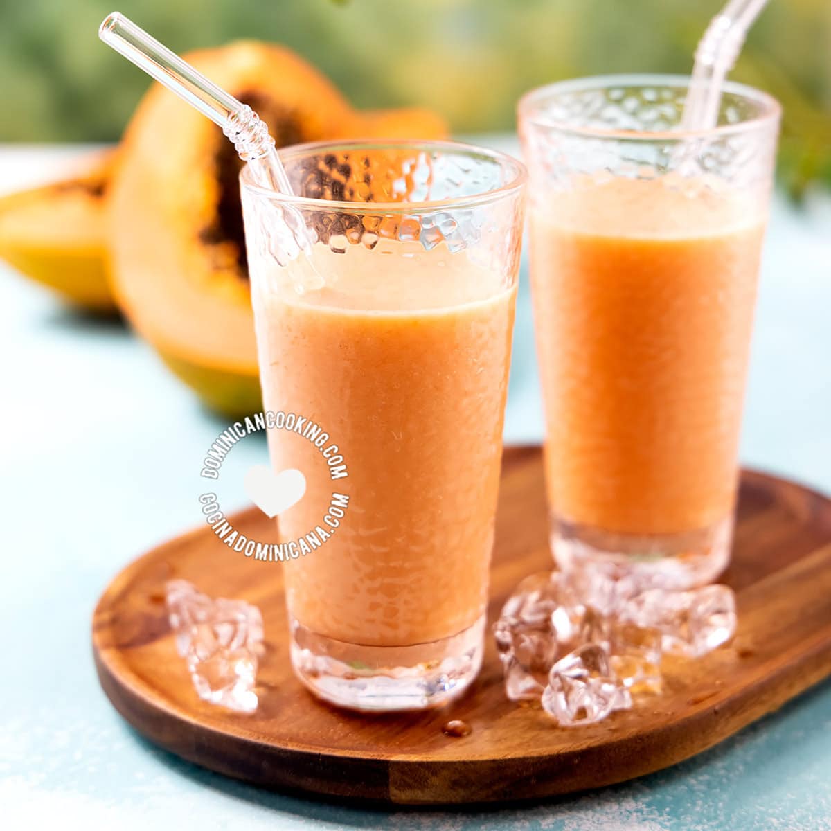 Image of Batida de Lechosa [Recipe + Video] Best Papaya Milkshake