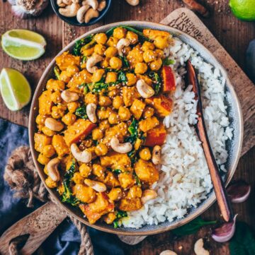 Pumpkin Chickpea Curry (vegan, easy recipe)