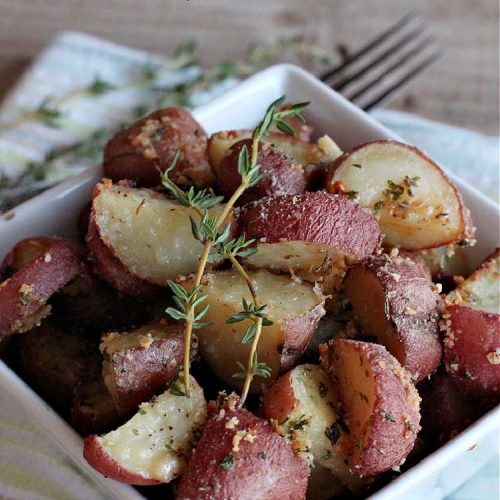 Herb Roasted Parmesan Potatoes