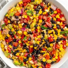 Mexican Salad With Corn & Black Beans