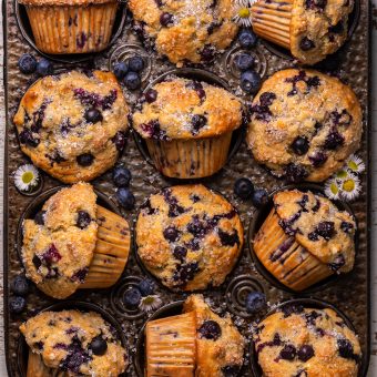Blueberry Banana Muffins