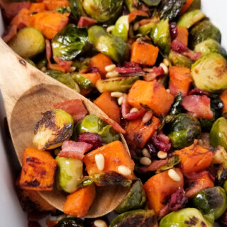 Brussels Sprouts and Sweet Potatoes