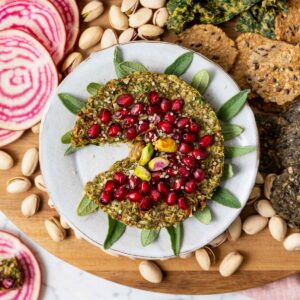 Arugula Pecan Vegan Cheesy Spread Recipe