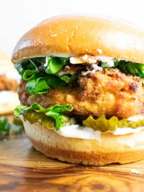 Oven Fried Chicken Sandwich